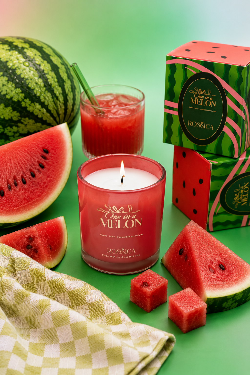 One in a Melon Candle