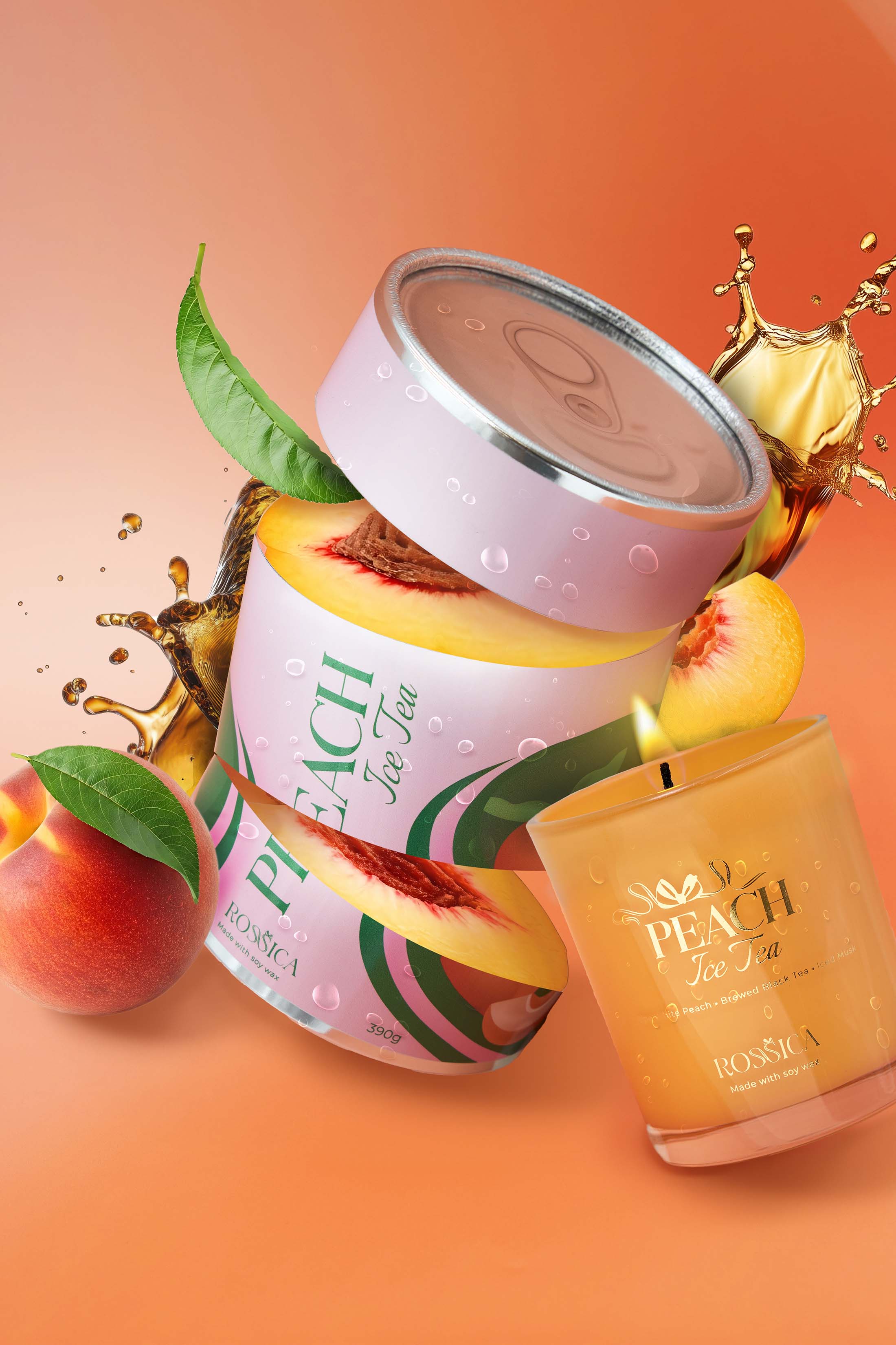 Peach Candle