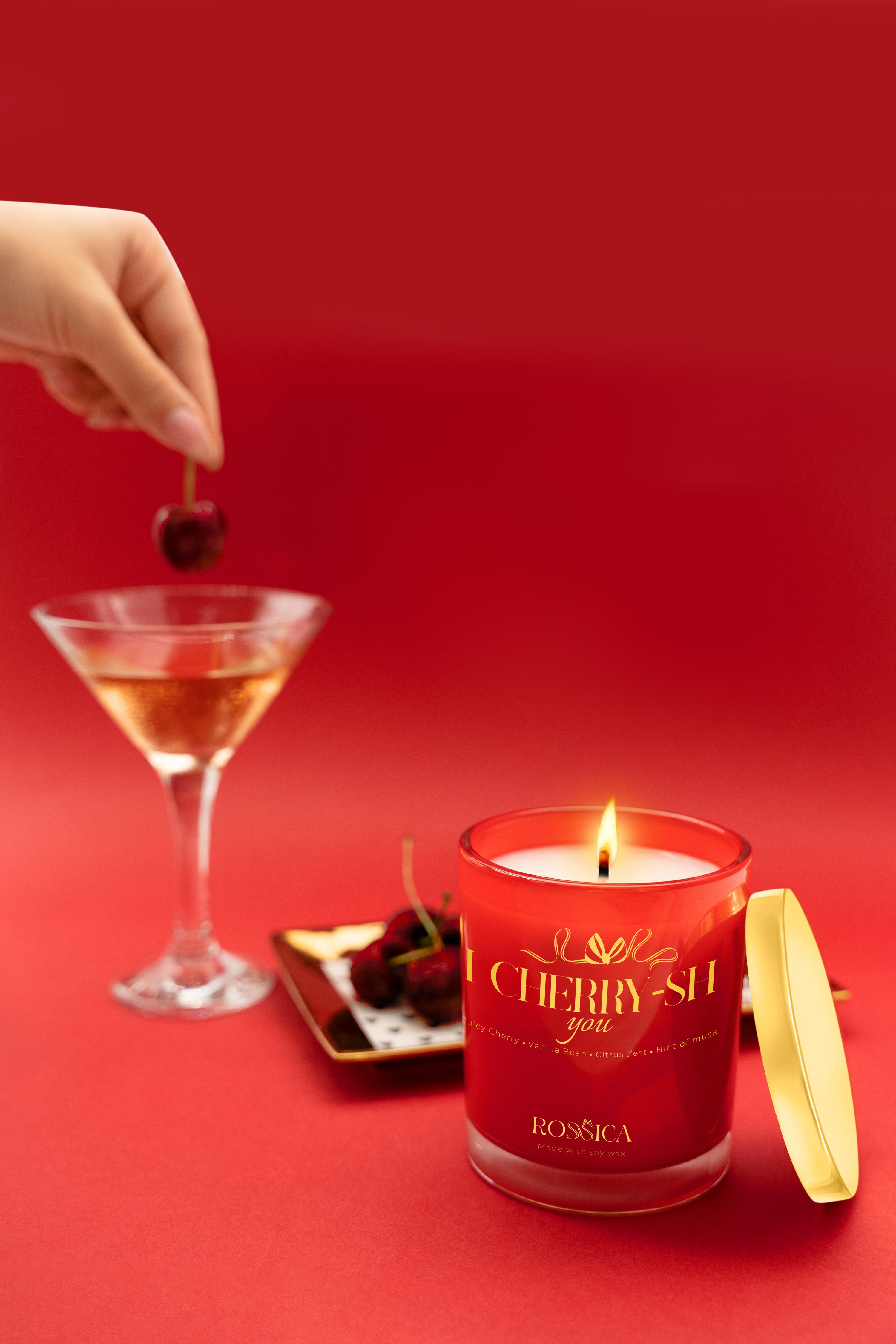 I Cherry-ish you! Candle