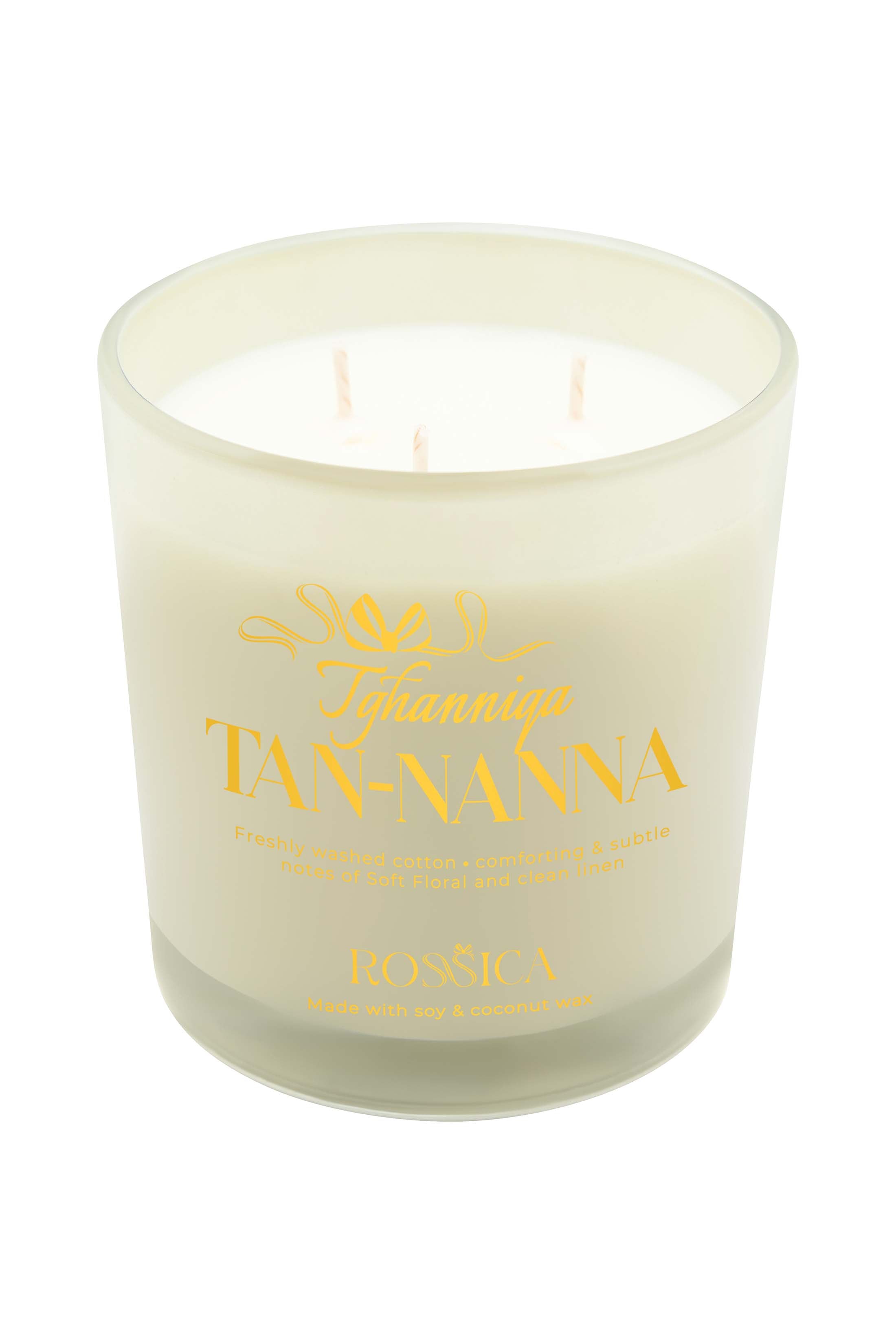 Tgħanniqa tan-Nanna 3 Wick Candle