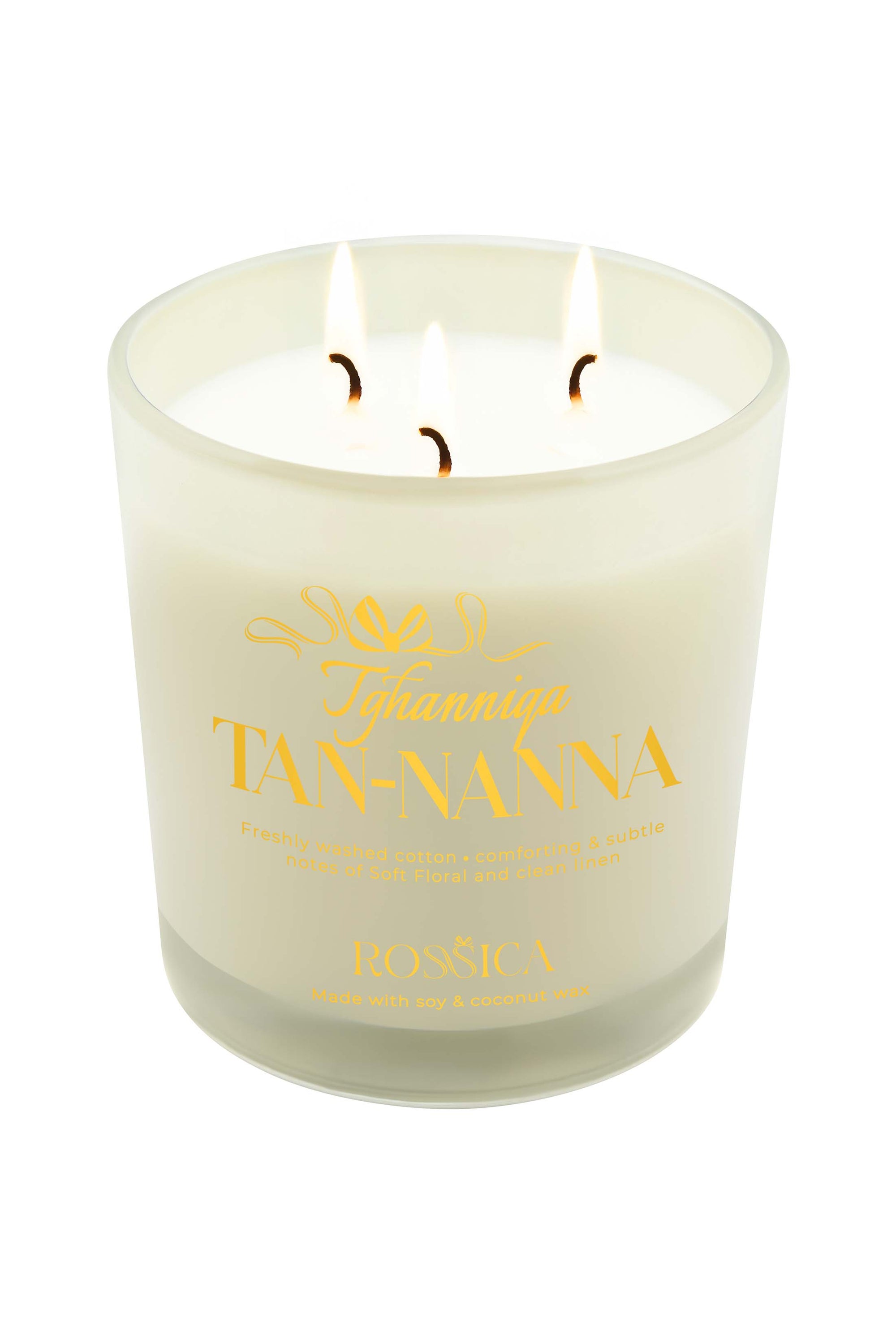 Tgħanniqa tan-Nanna 3 Wick Candle