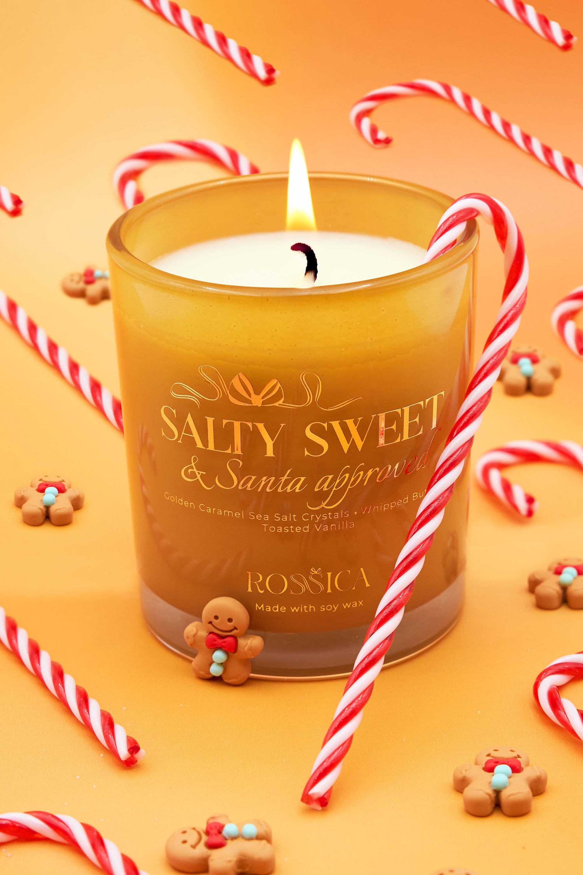 Salty, Sweet & Santa Approved Candle