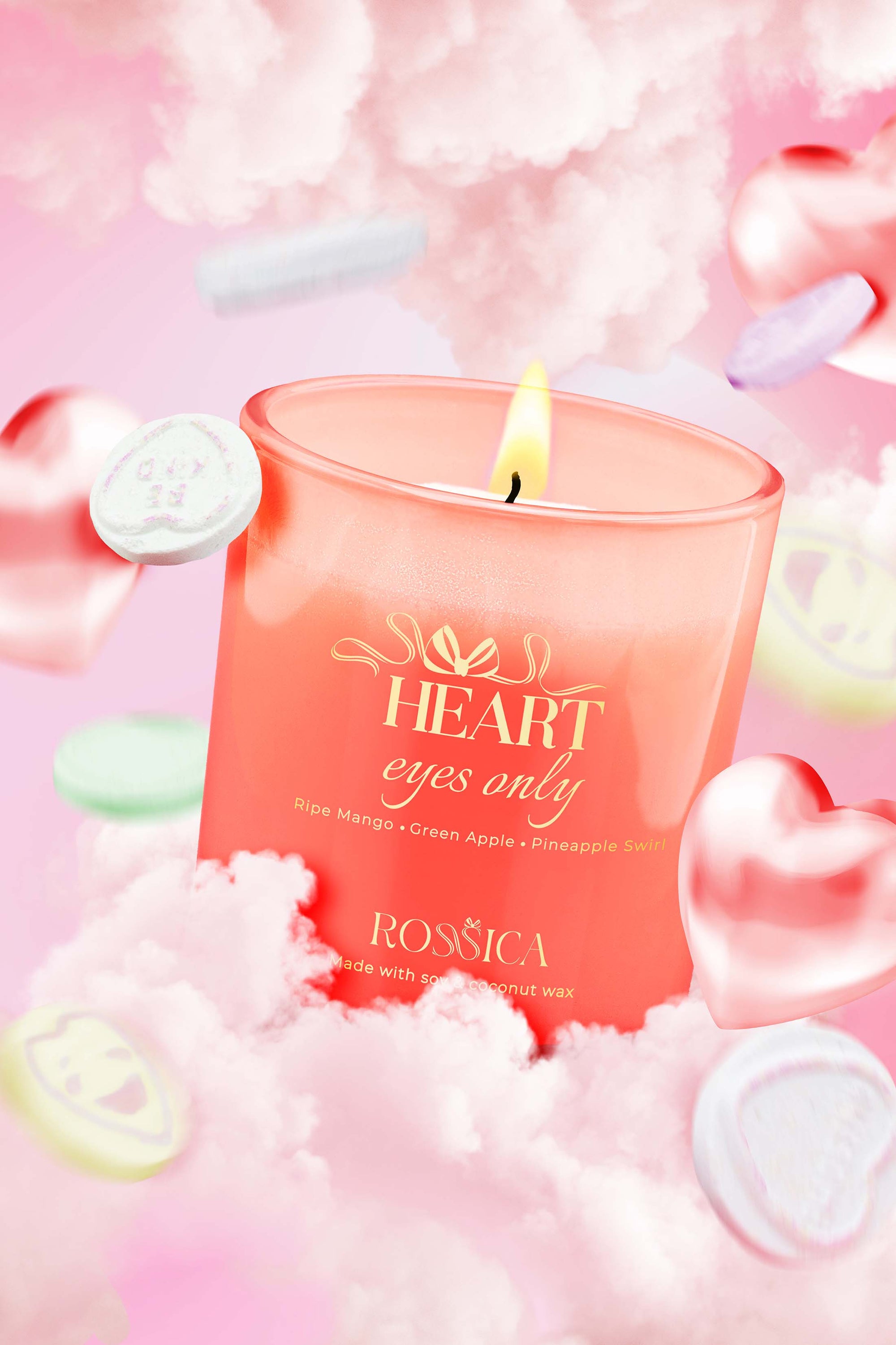 Heart Eyes Only Candle